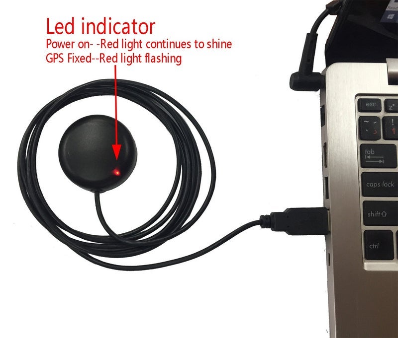 VFAN USB GPS Receiver Antenna Gmouse for Laptop PC Car Marine Navigation Magnetic Base - Image 2